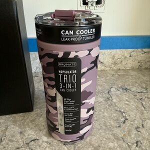 BrüMate Purple Camouflage Can Cooler & Tumbler